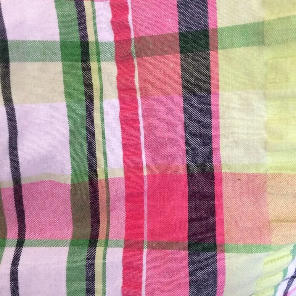 Vintage 2010 Gymboree Dress Plaid Halter Smocked  Preppy Colorful size 3 Toddler